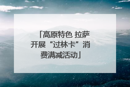 高原特色 拉萨开展“过林卡”消费满减活动