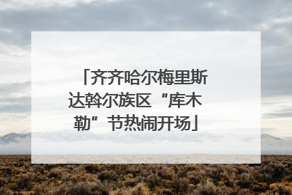 齐齐哈尔梅里斯达斡尔族区“库木勒”节热闹开场