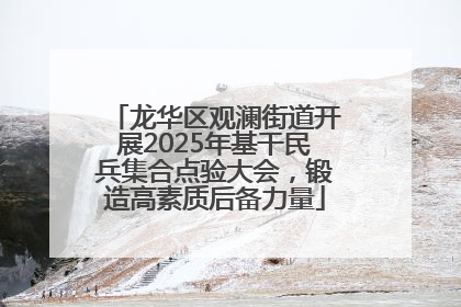 龙华区观澜街道开展2025年基干民兵集合点验大会，锻造高素质后备力量