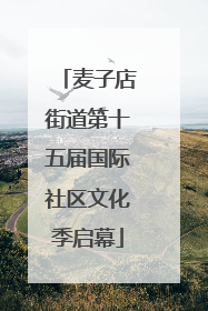 麦子店街道第十五届国际社区文化季启幕