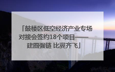 鼓楼区低空经济产业专场对接会签约18个项目——建圈强链 比翼齐飞