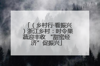 （乡村行·看振兴）浙江乡村：时令果蔬迎丰收 “甜蜜经济”促振兴