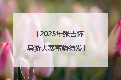 2025年张吉怀导游大赛蓄势待发