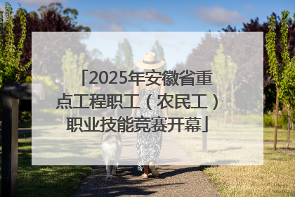 2025年安徽省重点工程职工（农民工）职业技能竞赛开幕