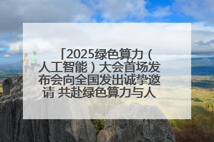 2025绿色算力（人工智能）大会首场发布会向全国发出诚挚邀请 共赴绿色算力与人工智能融合之约