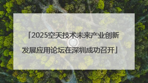 2025空天技术未来产业创新发展应用论坛在深圳成功召开